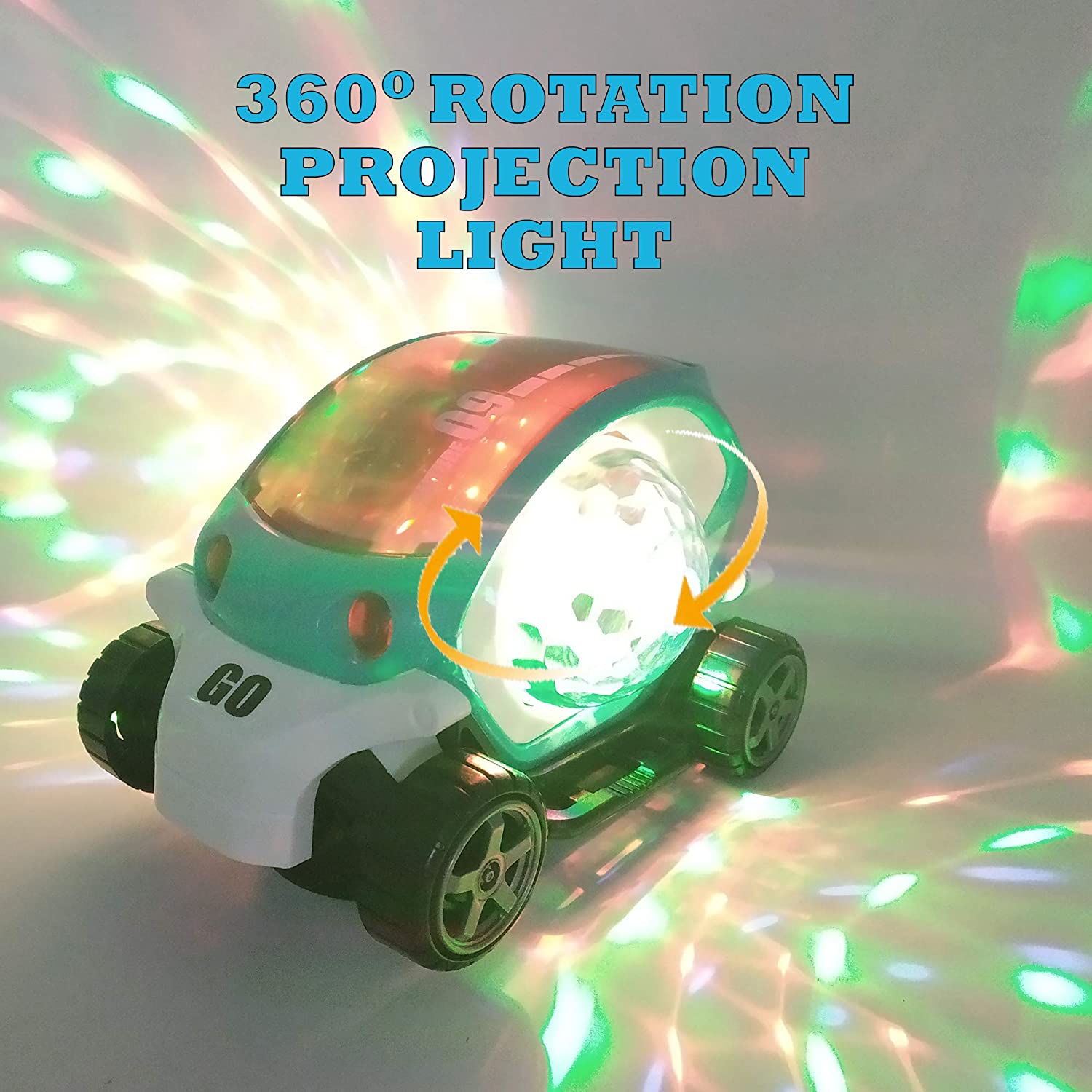 360 Roution 09 future car Beautiful musical car with blinking light toy for kids Didai (boys and girls)