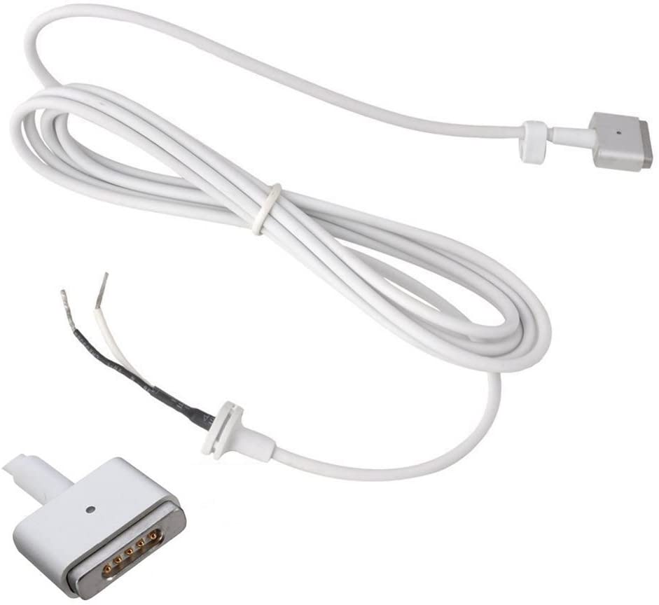 45W Cable "T-tip" Repair Cord for Macbook Air Pro Magsafe2 AC Adapter Charger
