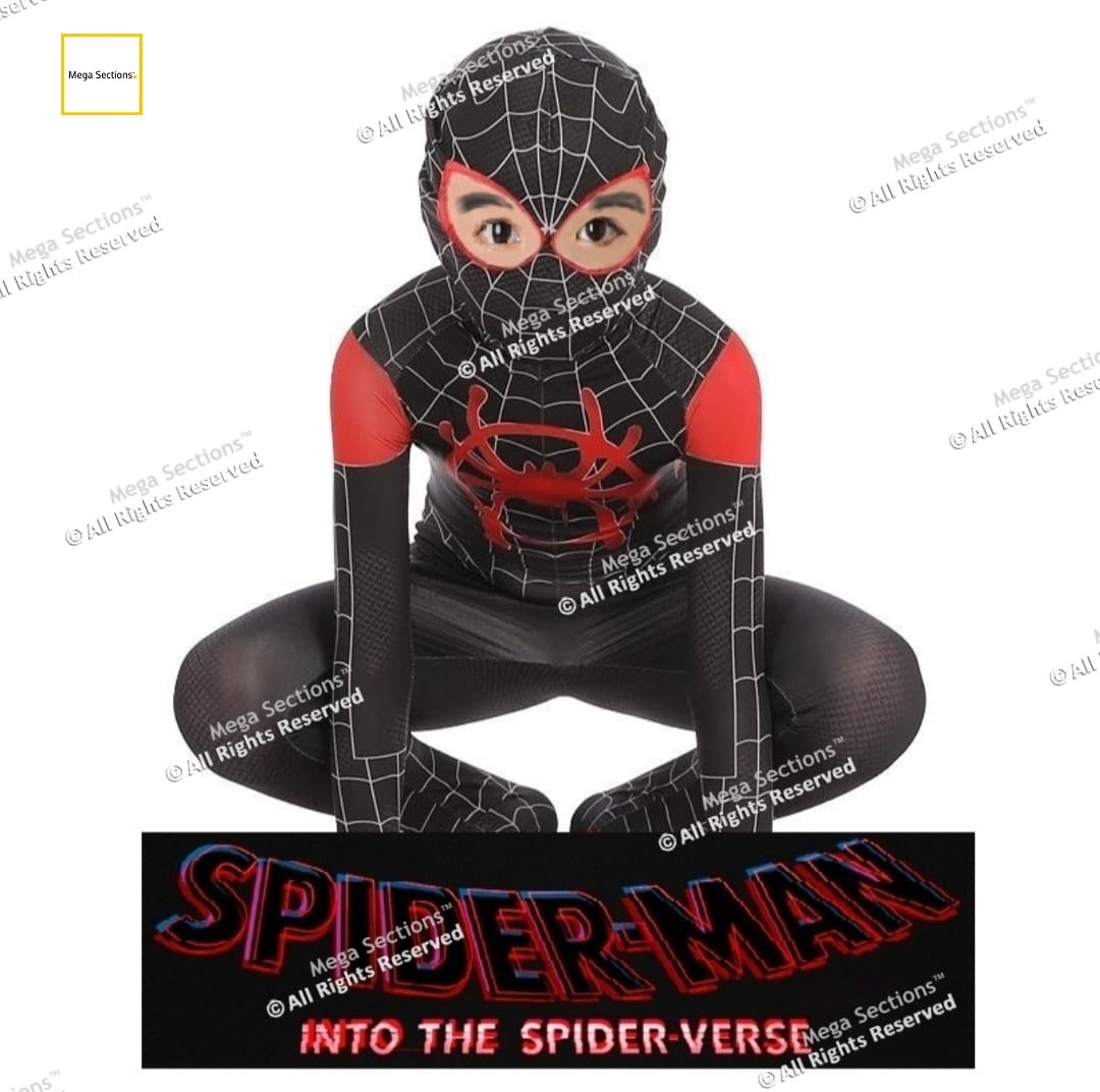 Spiderman Black & Red Latest Kids Costume