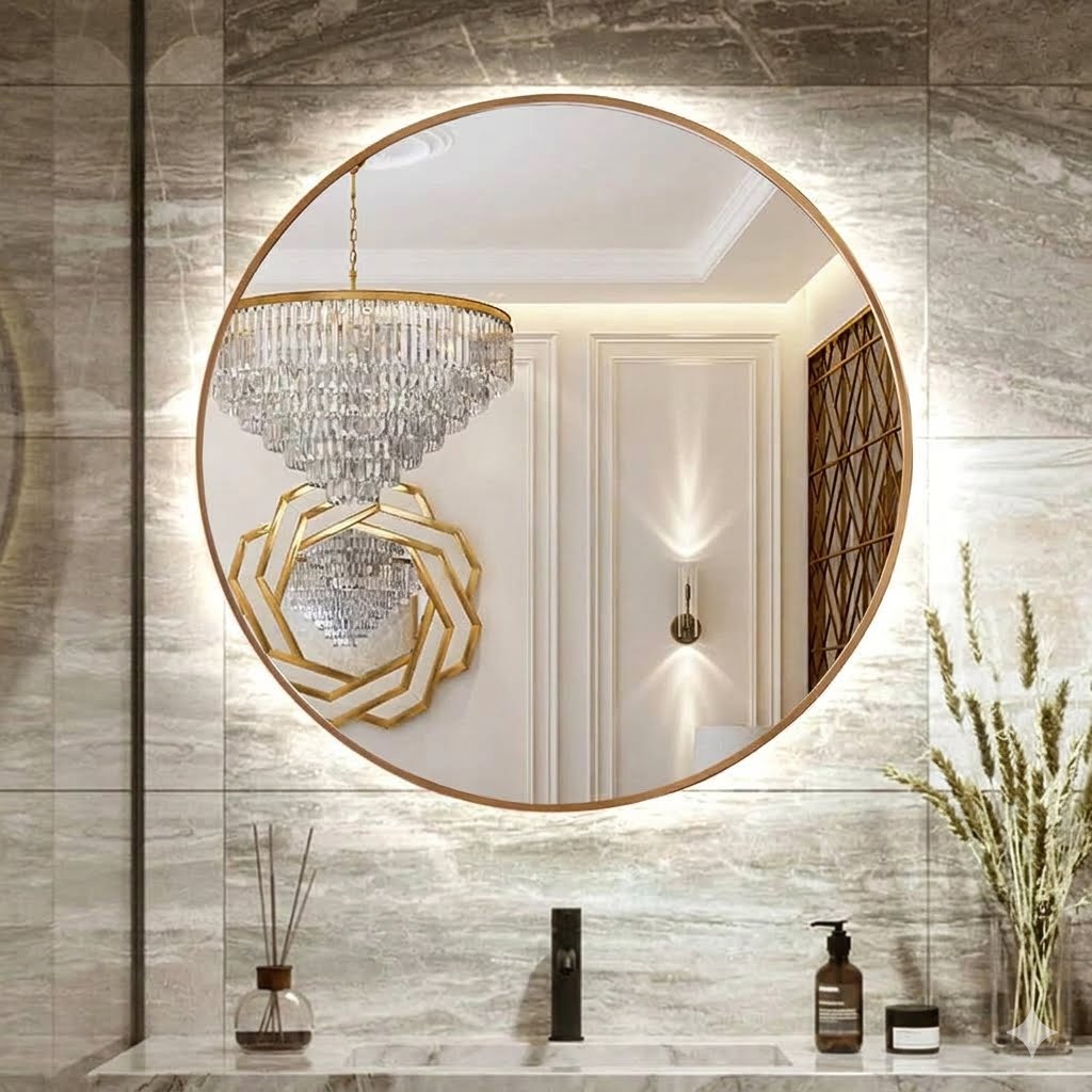 Trusted Trends | LED Dressing Mirror | 2x2 Ft | HD Backlit Vanity & Wall Mirror | Bedroom & Dressing Room