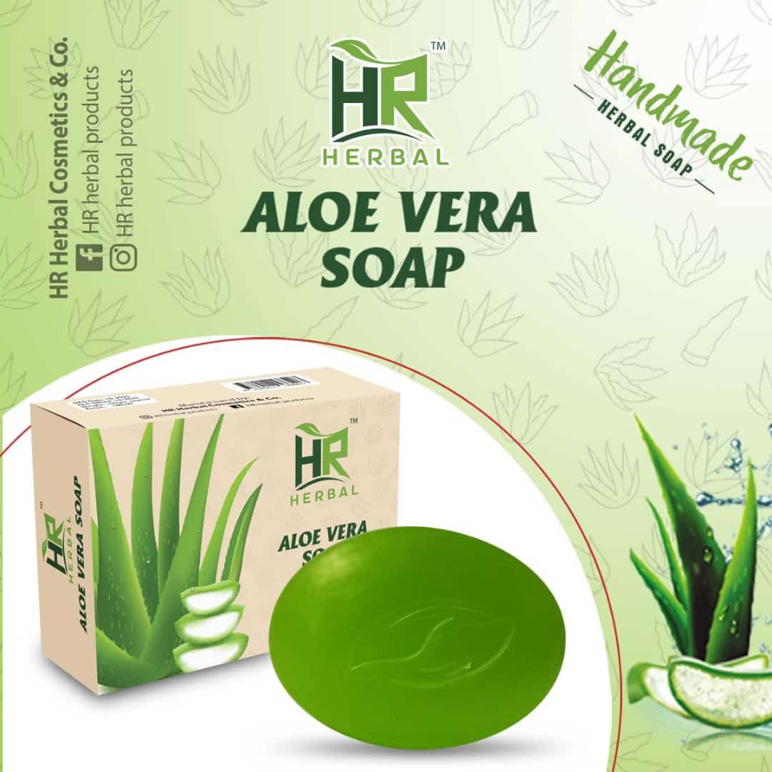 HR-Herbal Aloe Vera Soap  Deep Moisturizing & Soothing Skin Care | Daraz.pk