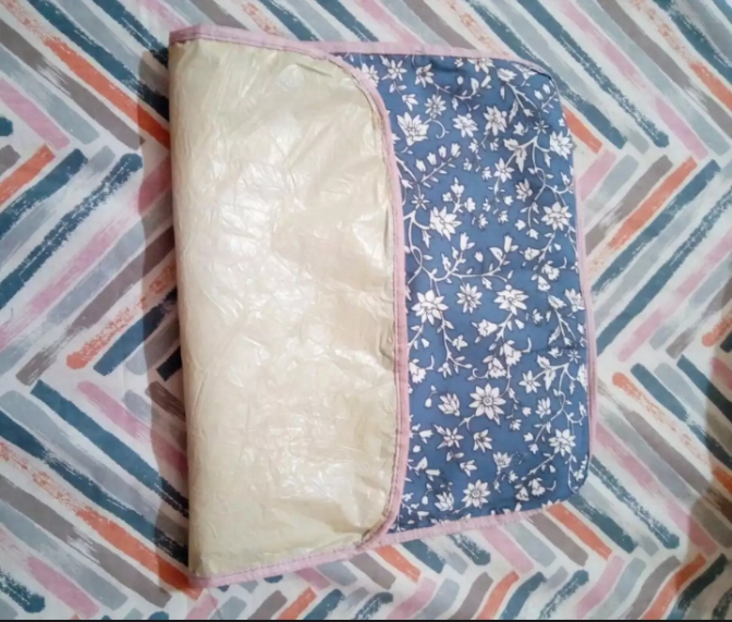 Pack of 6 Baby Godri - Bottom Side covered by Plastic Sheet - Upper Side Covered by Cotton Fabric - Waterproof - Urine Proof - Multi Color