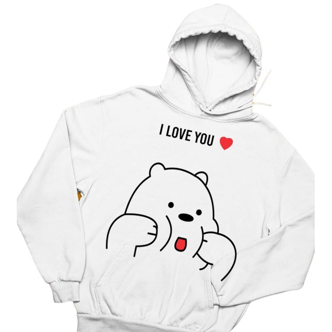 teddy bear material sweatshirt