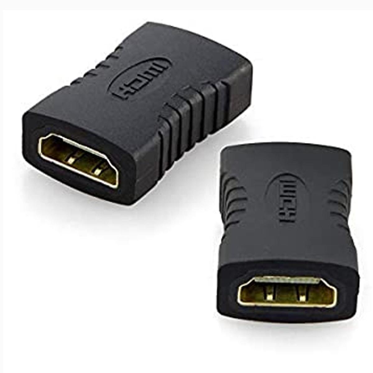 HDMI Female to HDMI Female F/F Adapter Coupler New - HDMI FEMALE TO HDMI FEMALE - HDMI Extension - HDMI - | High-Quality HDMI Female to HDMI Female Connector Adapter, HDMI Extension Cable Connector for TV, Gaming Accessories