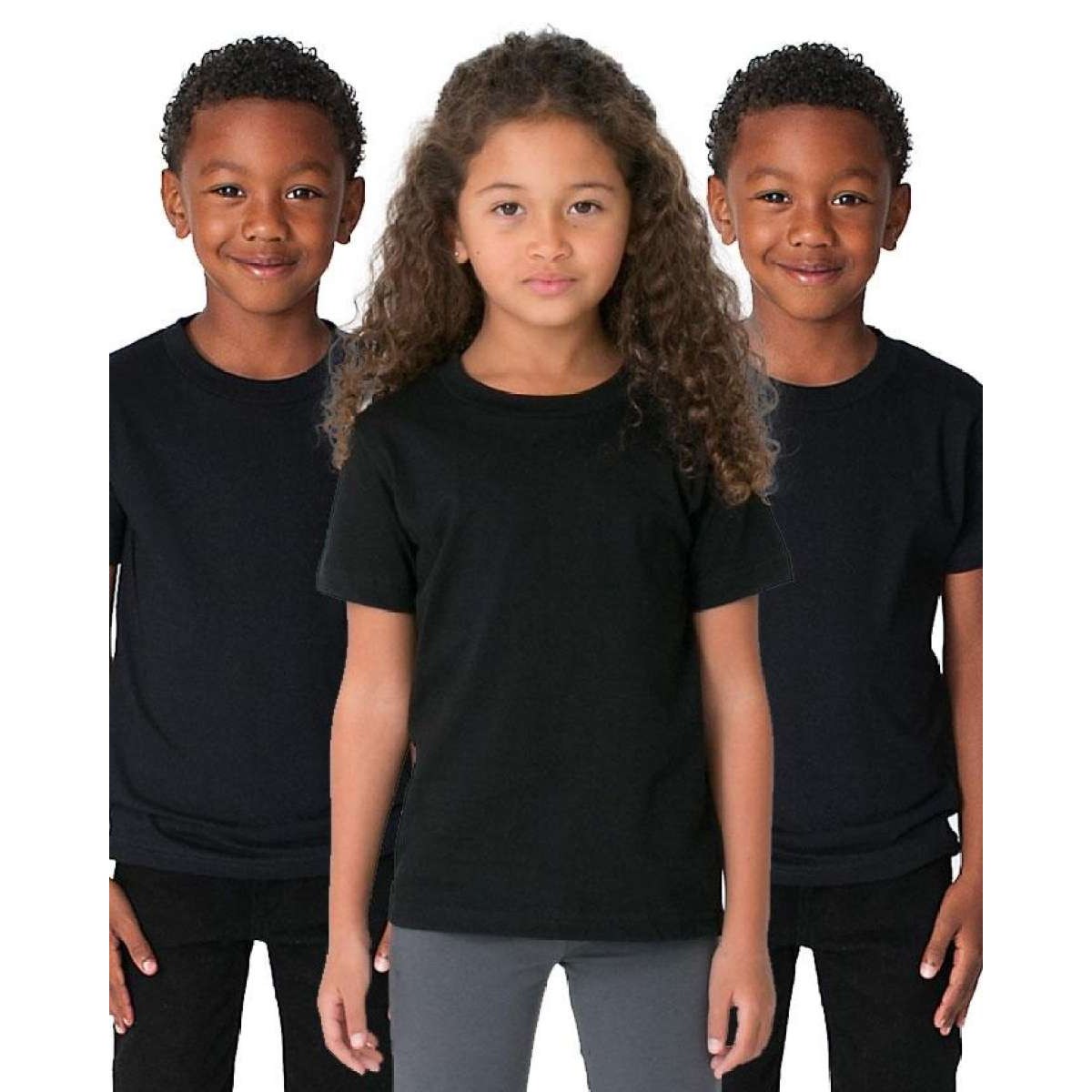 Plain black shirt for kids sale