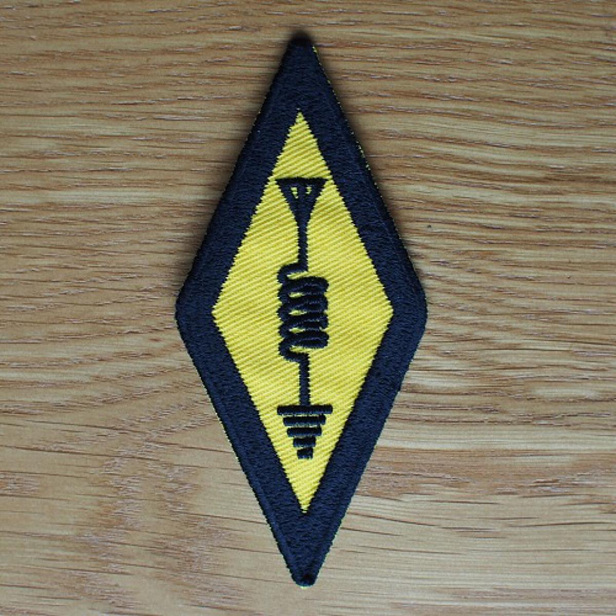 Embroidery International Amateur Radio Symbol Logo Sew Iron On sew on  Patch kids clothing dress shirt cap bag jacket jeans craft logo shoes repair Brand Badge