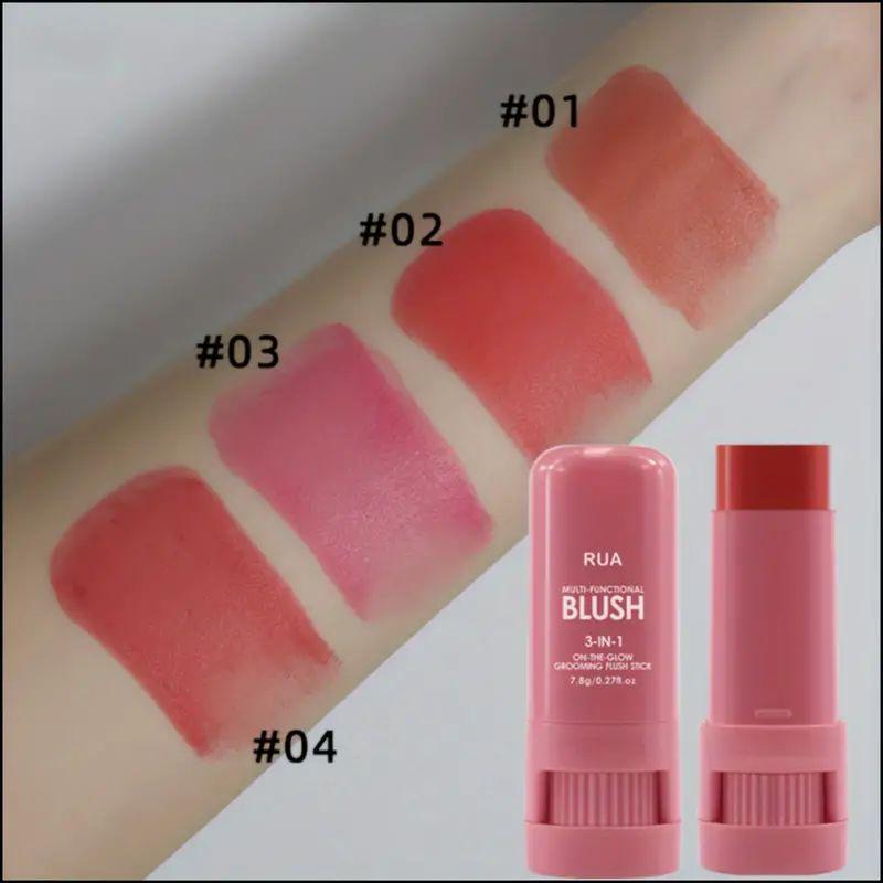 RUA 3 in 1 Multifuctional Blush Stick | On The Glow Grooming Blush ...