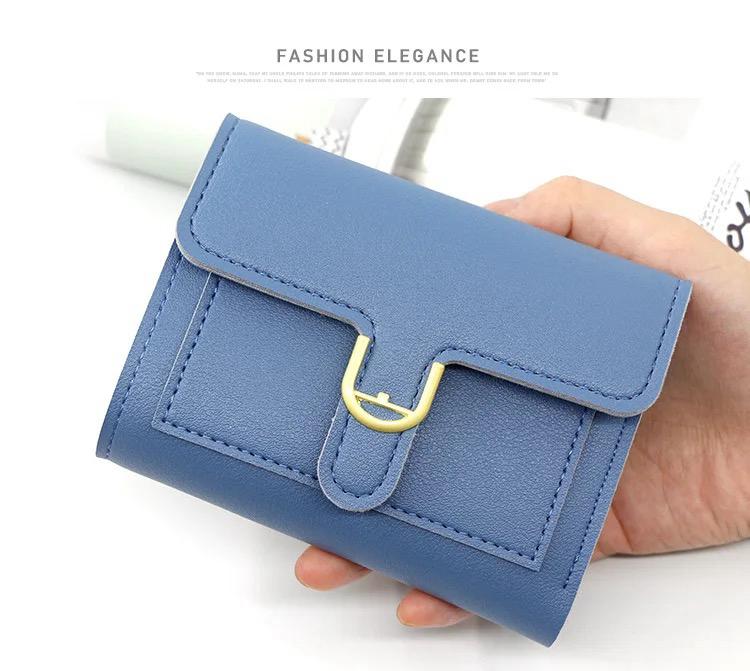 Short Women Wallets Small Slim Luxury Wallet New Fashion Pu Leather Female Purse Designer Money Bag Card Holder, wallets For Girls