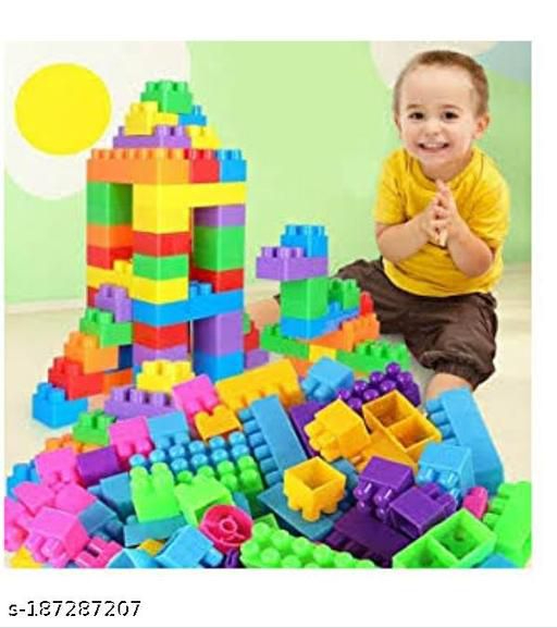 Small blocks bucket-Toys Building Blocks for kids Building Blocks Bucket Multicolor Big Size