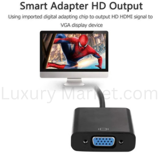 HDMI TO VGA Converter with Sound Audio Cable