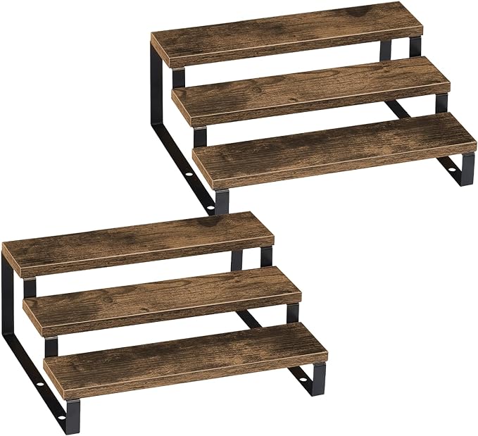 Wooden Layered Rack 3 layer Rack Shelf Organizer \ Wooden Shelf rack for kitchen | Daraz.pk
