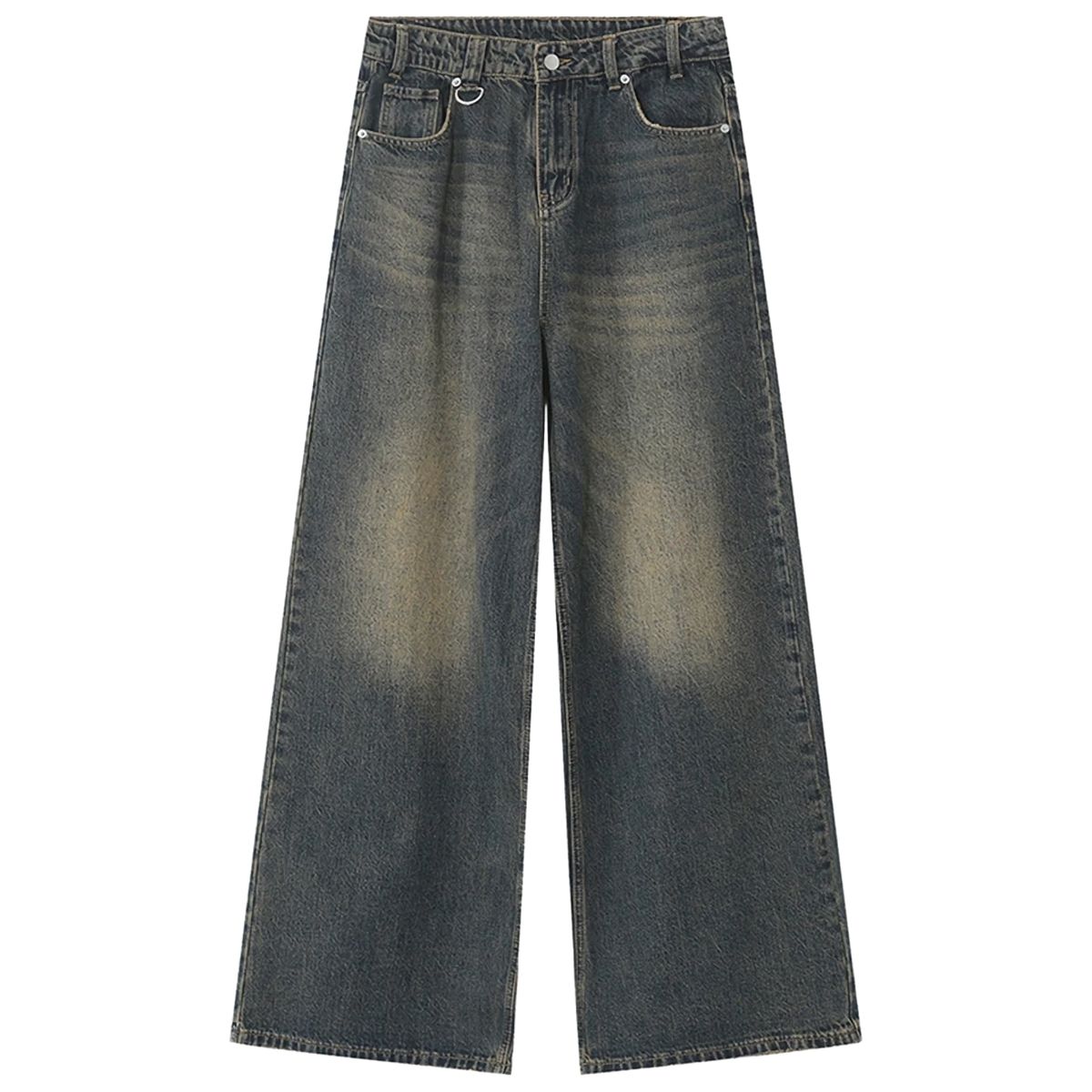 Loose Fit Baggy Denim Jeans – Stylish Men Casual Streetwear Pants