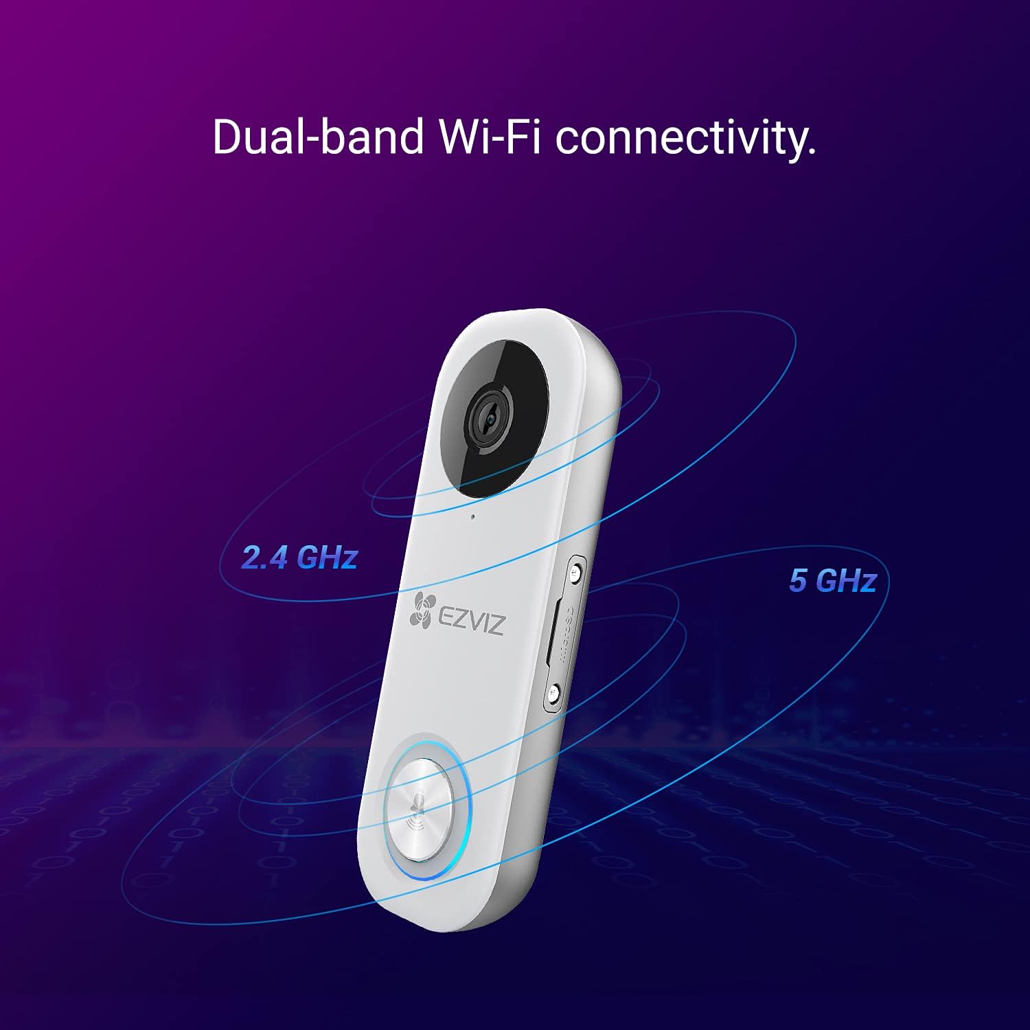 EZVIZ DB1C Wired Video Doorbell Camera Kit with Chime,