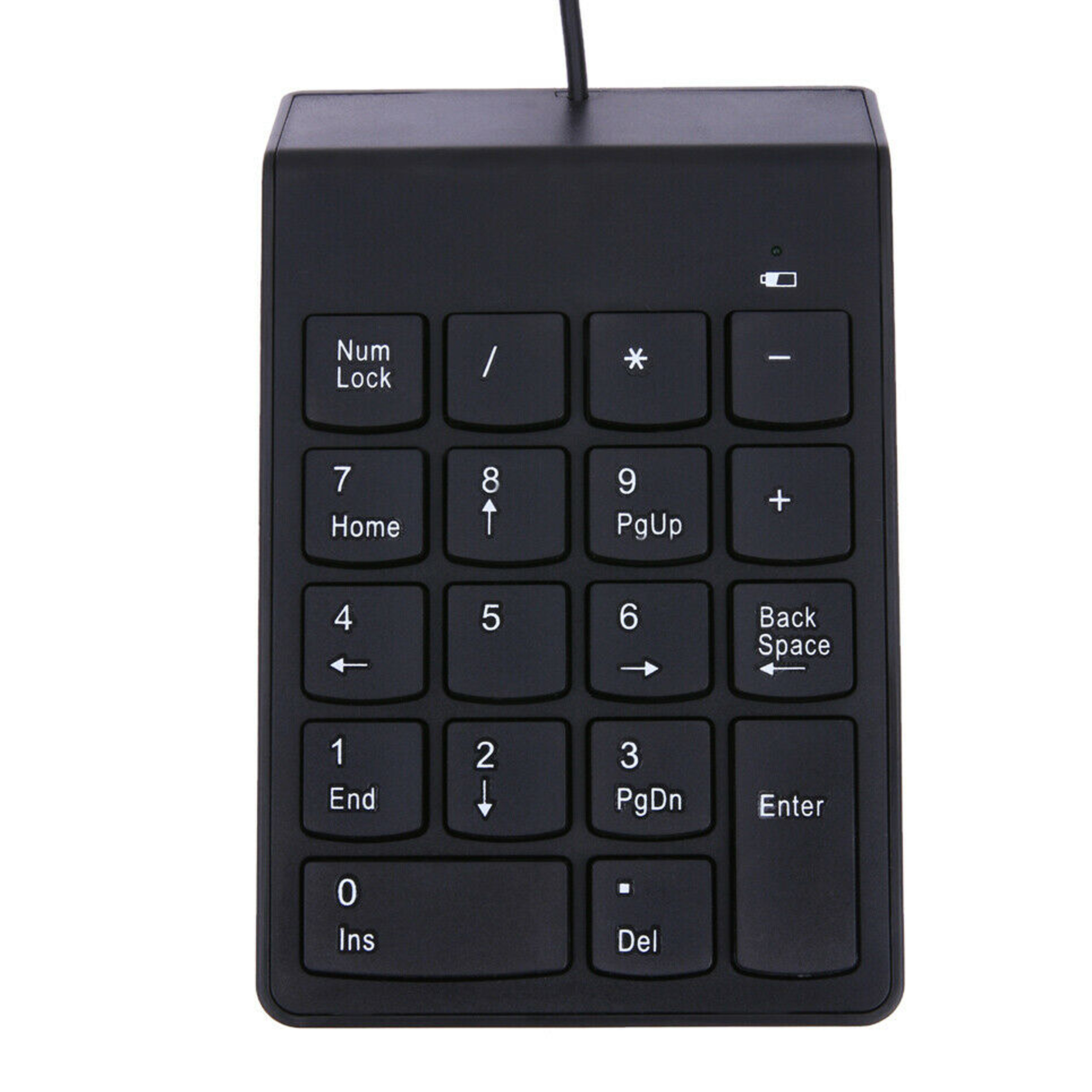 USB Wired Numeric Keypad - High Quality Digital Numbers Numpad - Best Small Numpads For Financial Accounting - Genuine Wire External Num Pad Keypads Keyboards - New Portable Ultra Slim Mini USB Number Keyboard For Desktop PC Laptop