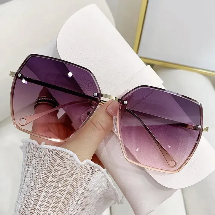 Eldorado Fashion Square Oversized Sunglasses Vintage Women's Brand Designer Sun Glasses Outdoor UV Protection for Women Eyewear UV400