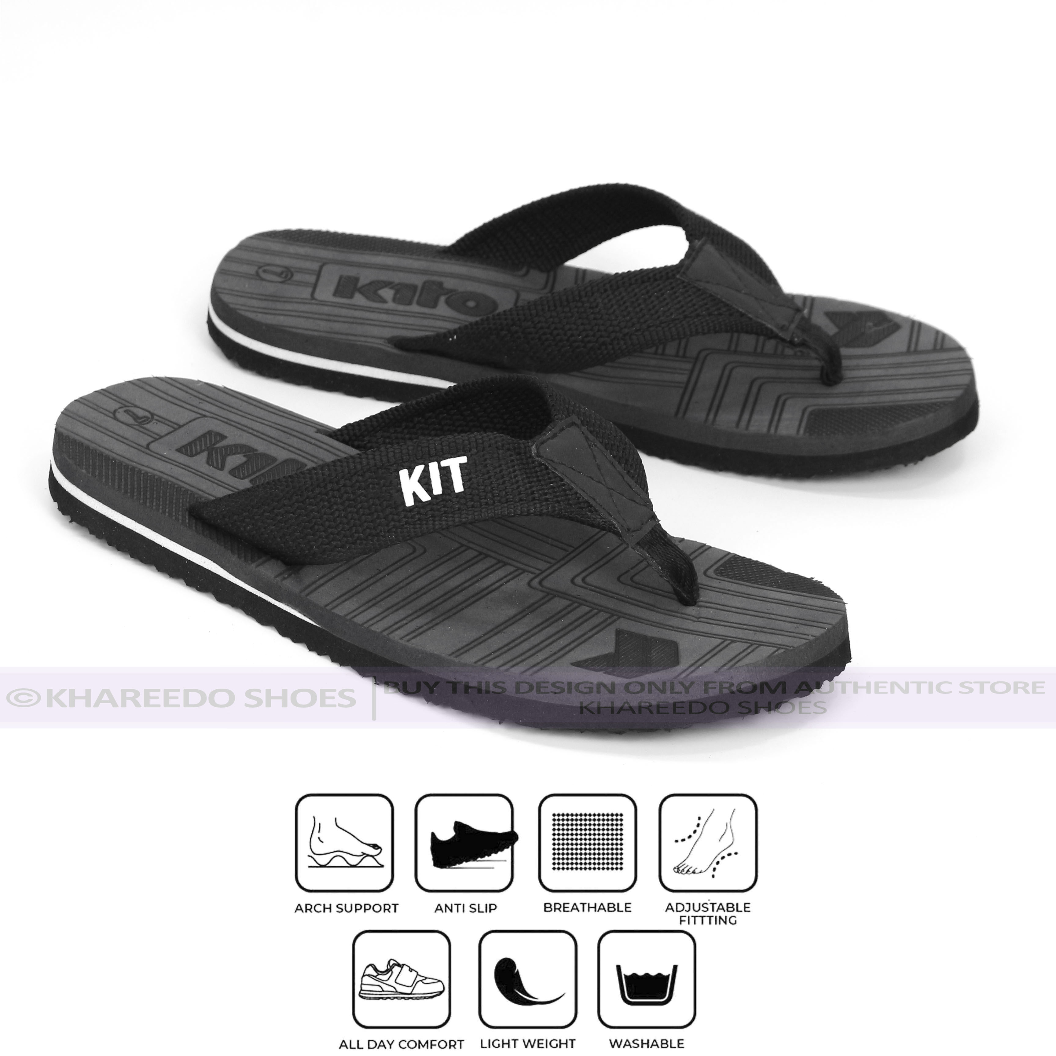 Slippers For Men - Non Slip Flip Flops For Boys - Comfortable And Lightweight Chappals for Men -  Daily Wear Slippers For Boys - Perfect Gift For Boys