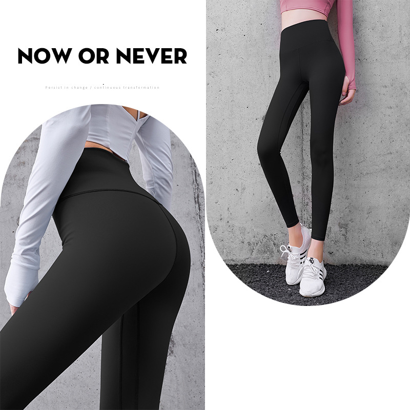 bellylady Women Workout Pants Solid Color Fitness Pants Running Sports  Leggings -fit Yoga Pants color