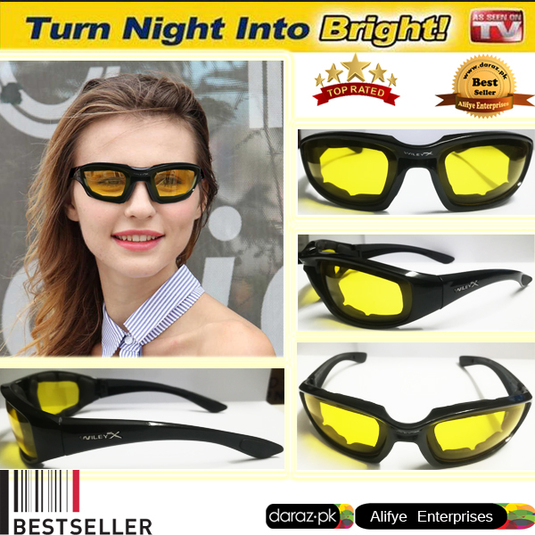 Polarizing Wiley X Day Night Vision Sun Glasses For Girls Bike Driving - Drivers Goggles Yellow Sunglasses For Men - Glasses For Boys