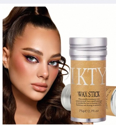 Hair Wax Stick,Professional Strong Hold Hair Styling Gel,Slick Stick Hair Pomade for Flyaways and Edge Frizz Hair,Non-greasy Long Lasting Gels Hair Cares Make Broken Hair Look Neat & Tidy 75 gram