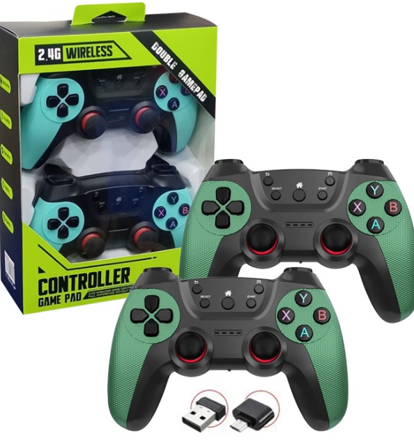 2.4G Wireless Gamepad Joystick Game Controllers FOR Game Sticks, Smart TV, TV Boxes, Game Box and PC (Only Joystick Game Controllers)