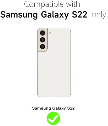 Samsung Galaxy S22 Clear Magnetic Back Cover – Slim Glossy Shockproof Protective Case