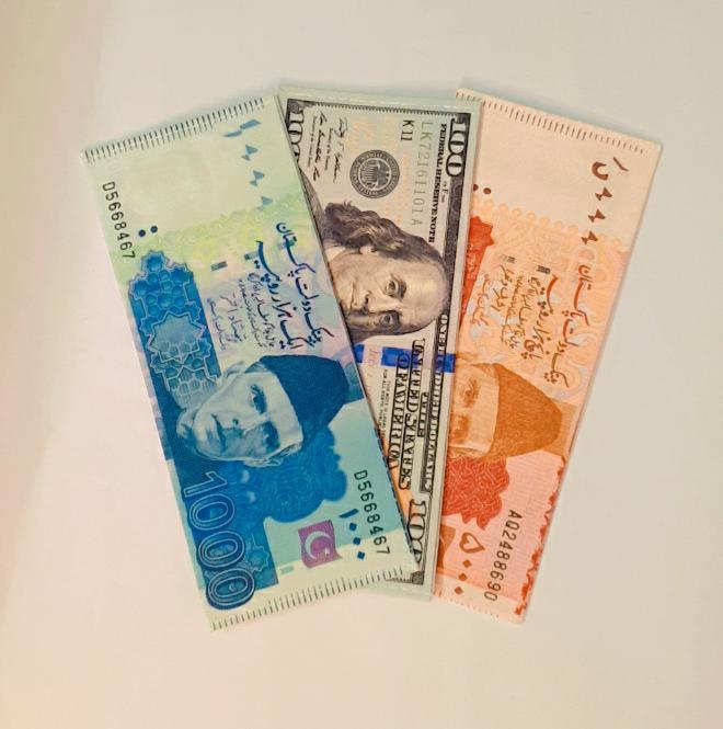 Pakistani Rs Shaped Wallet | 5000/1000 | & 100 Euro_Shaped/Dollar_Shaped Wallet/Purse for Men Women |