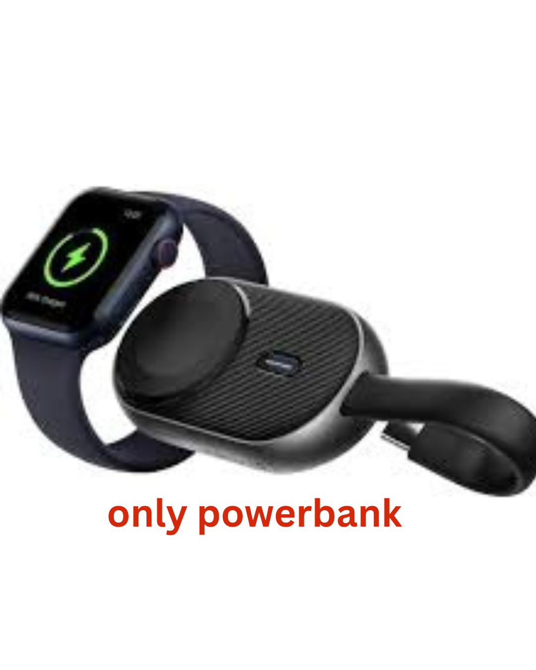 Portable Smartwatch Power Bank Charger – Universal Magnetic Wireless Charger with Built-in Rechargeable Battery for Smart Watches