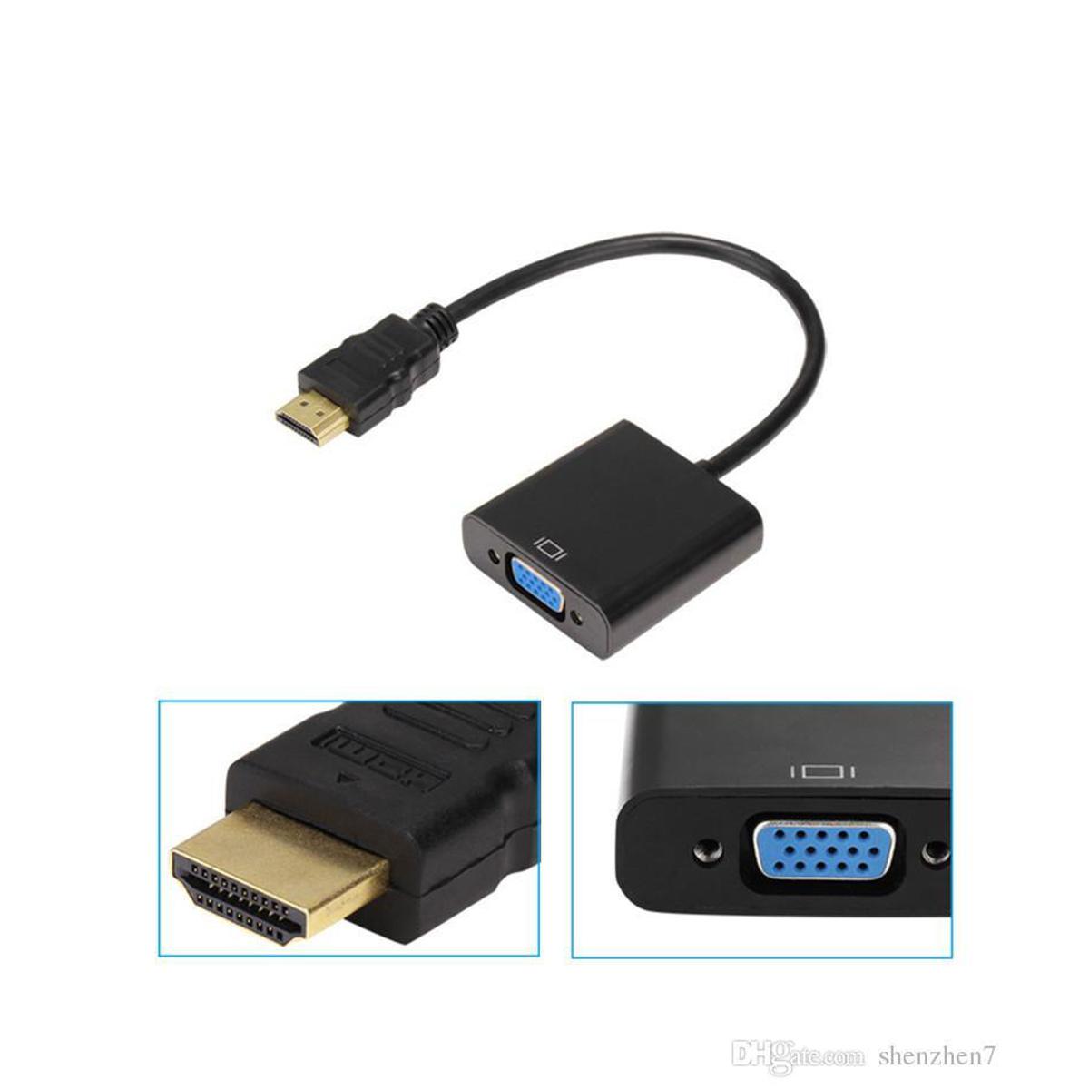 Best Quality HDMI to VGA Converter Without Audio  | Shopping Hall