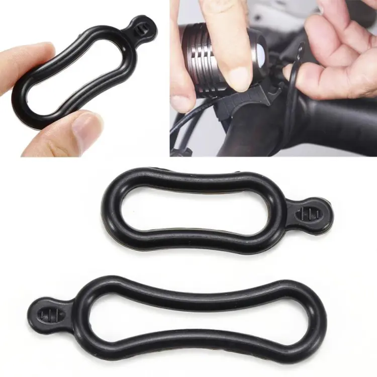 Bike light deals rubber strap