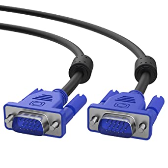Male to Male VGA Cable15 Pin Plug Computer Monitor Cable Wire Cord 4.2ft Genuine Original