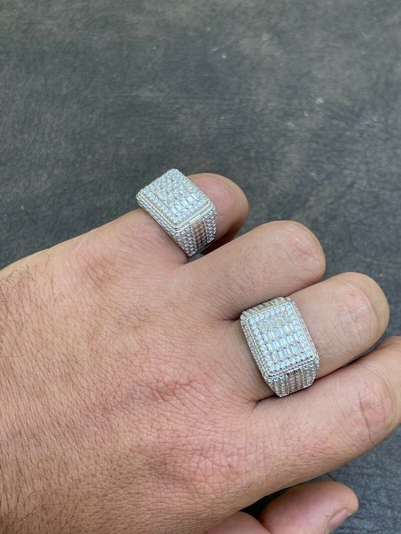 Titanium Elegance Diamond Ring