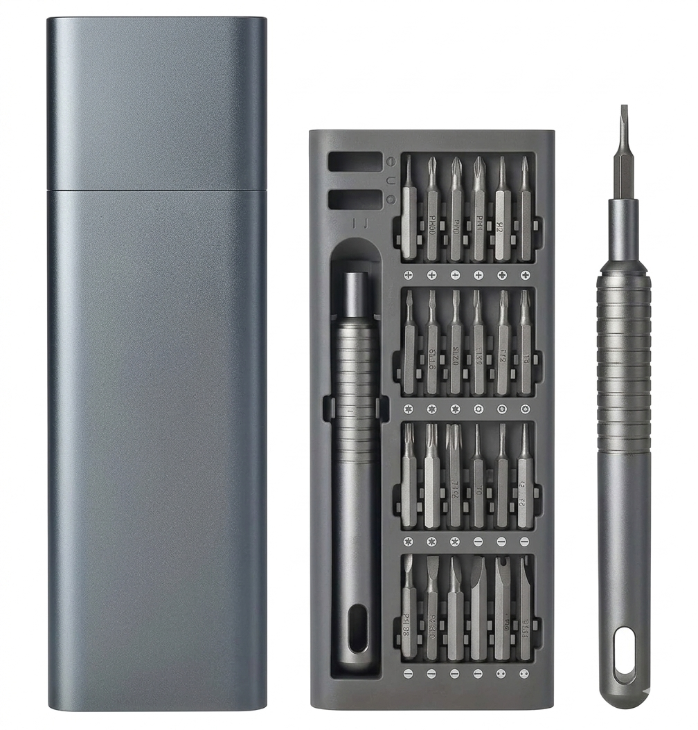 24 in 1 Magnetic Precision Screwdriver Set | Multi-Function Repair Tool Kit for Mobile, Laptop, Watch, Glasses & Electronics | Professional Precision Kit for Repairing | 25 in 1 Screwdriver Kit