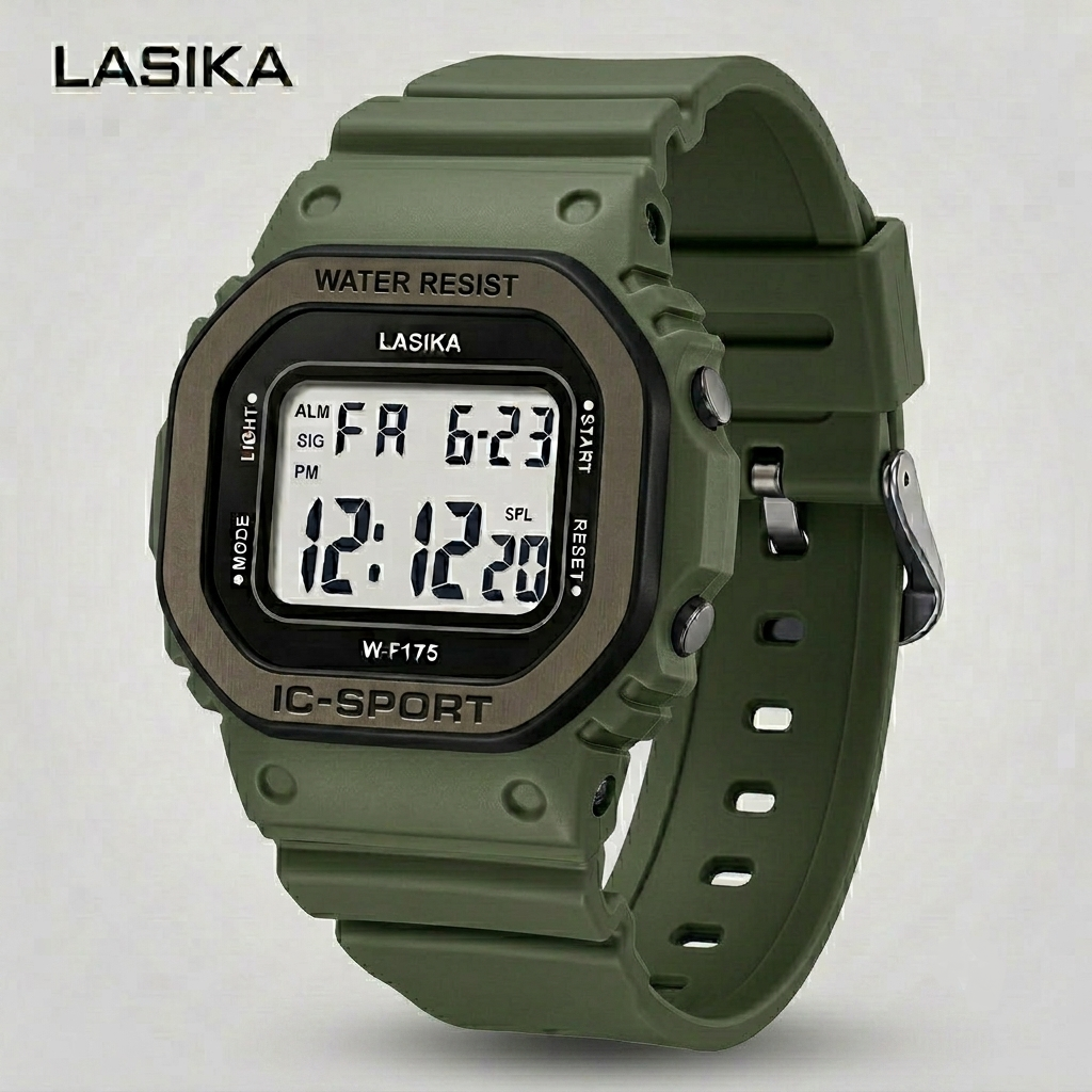 Military Men's Digital Sports Watch For Men Boys Waterproof with LED Back light Digital Watch for Men