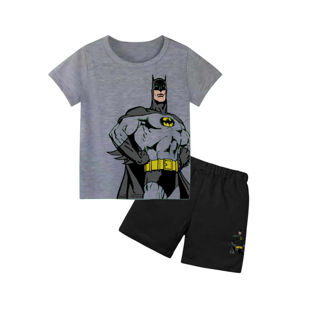 Kidsntees Pack of Printed T-Shirt + Short for Boys - Premium Printed T-shirts For Teen Boys & Girls - High Quality T-shirt For Toddler Boys & Girls - 100% Cotton, High-Quality DTF Prints, Ages 6 Months to 12 Years, Free Delivery