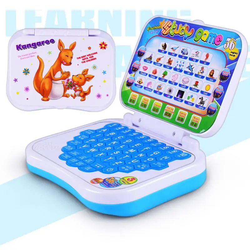 Study Laptop Toy Set With Abc and Number Music Included For Kids - F10781