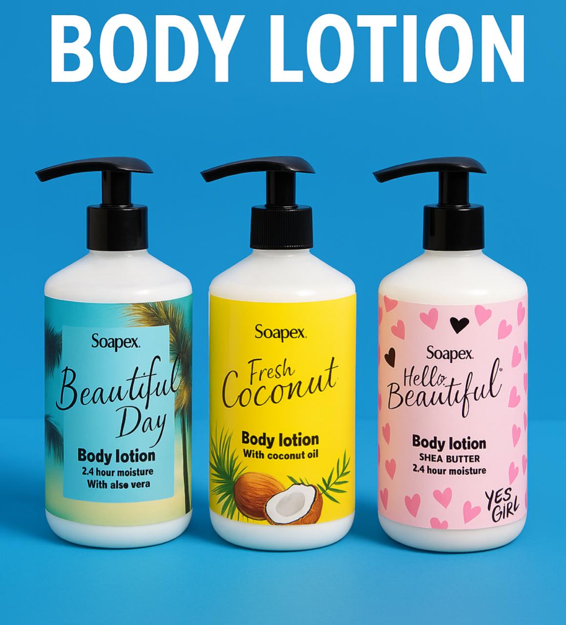 Soapex Body Lotion Long-Lasting Moisture"