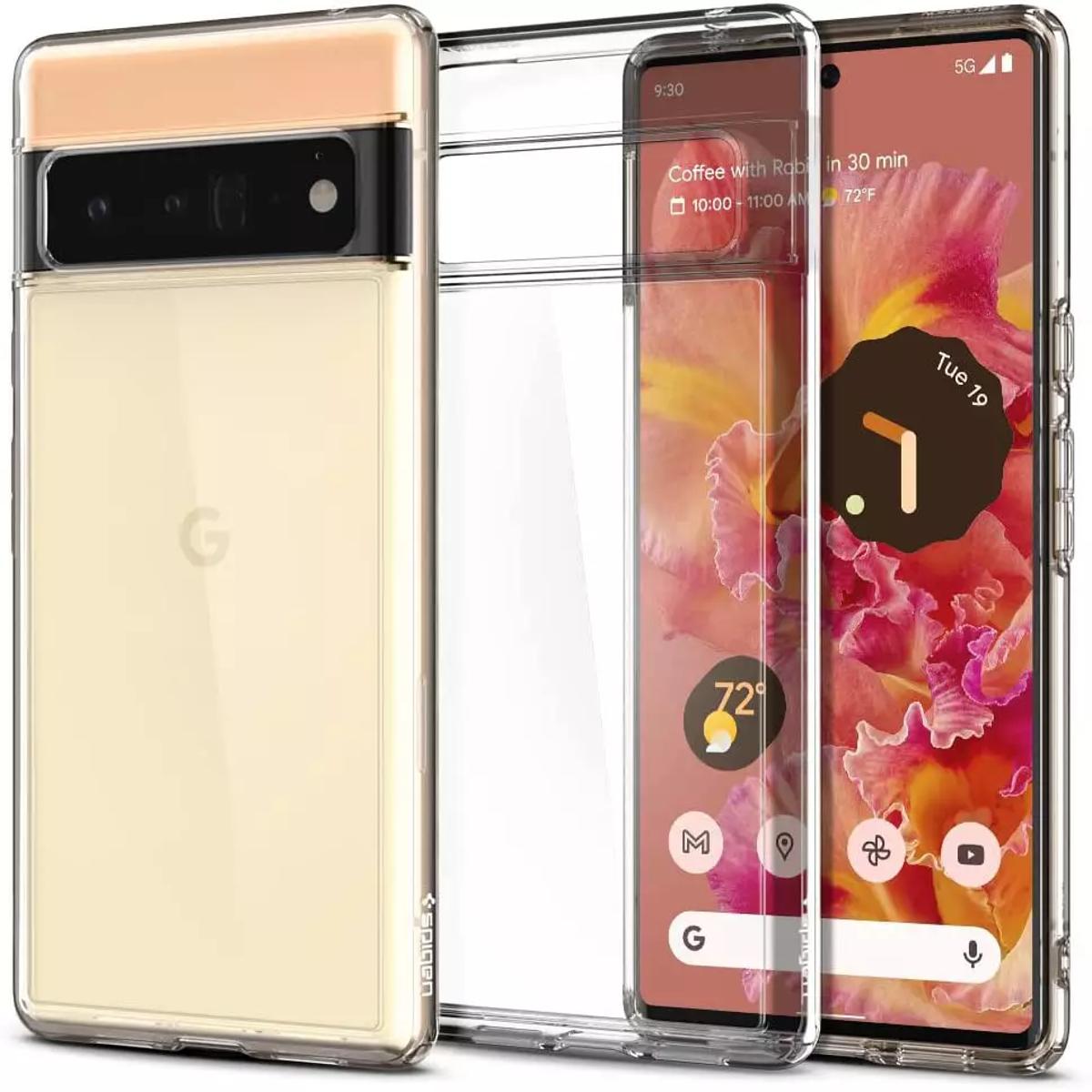 Custodia Silicone Per Google Pixel 6A, Trasparente Con Stampa Carina, Antiurto Sottile (A02) - 4