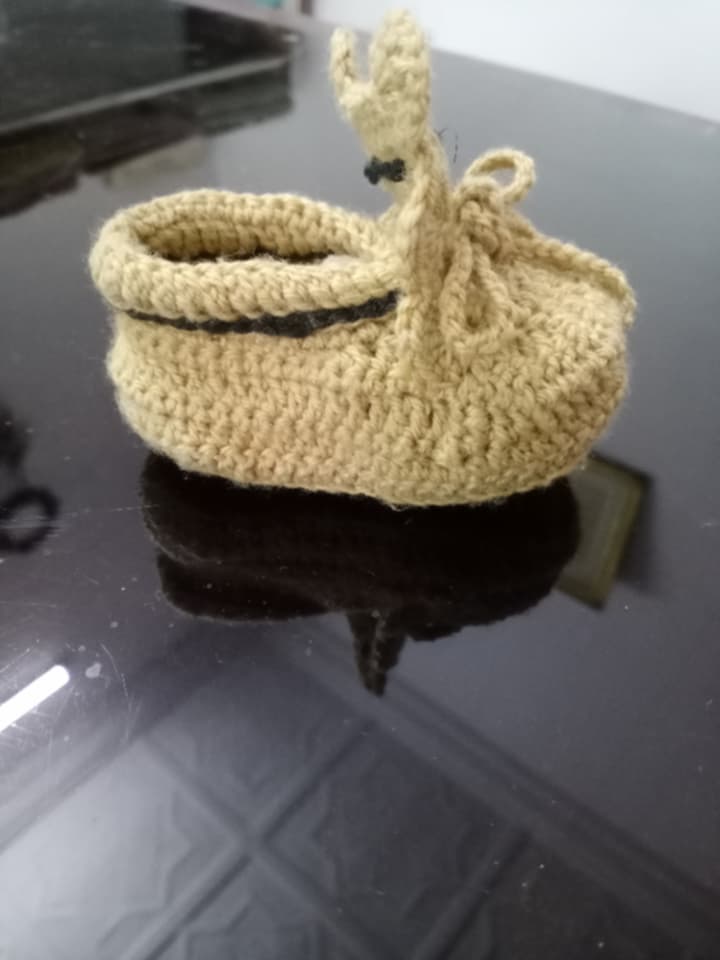 Simple Small Baby Shoes Girls and Boys Carochet Bootie