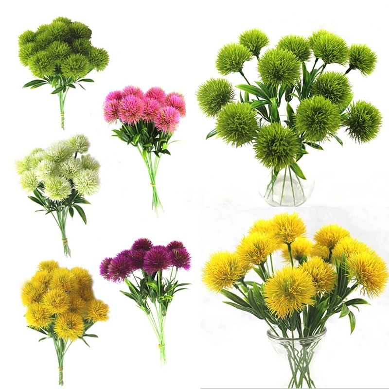 Artificial Dandelion Pissenlit Flowers Artificial Plant Flower for