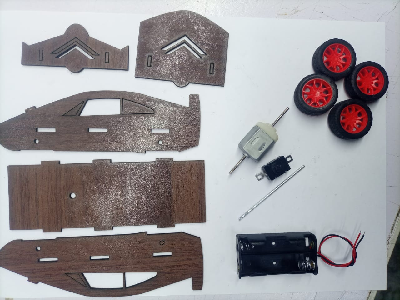 Kids Toy Car Kit For Schools Projects.