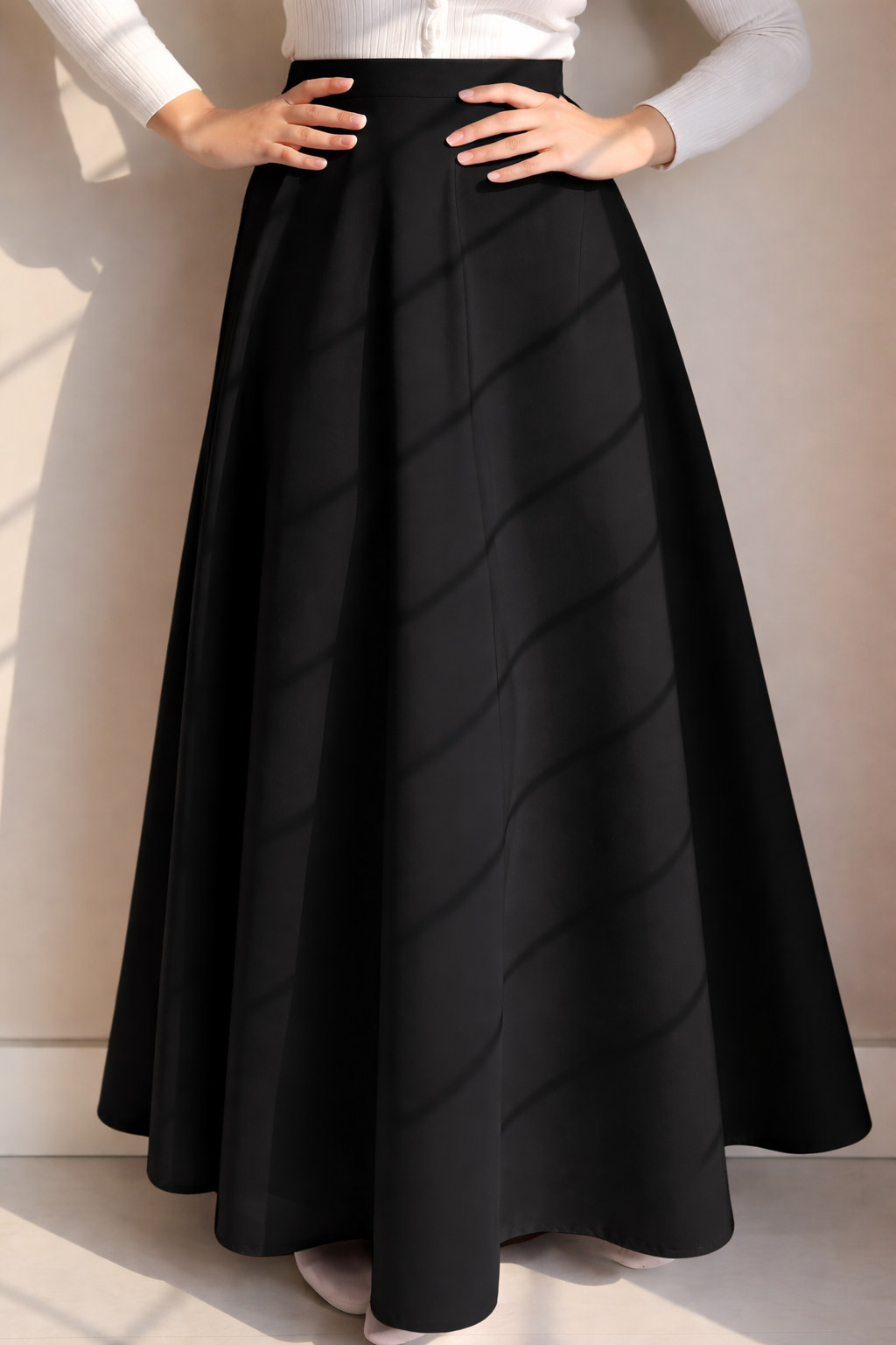 Premium Long Silk Skirt for Girls & Women | Pakistani Maxi Skirt with Top | Korean Style Fancy Winter Skirt