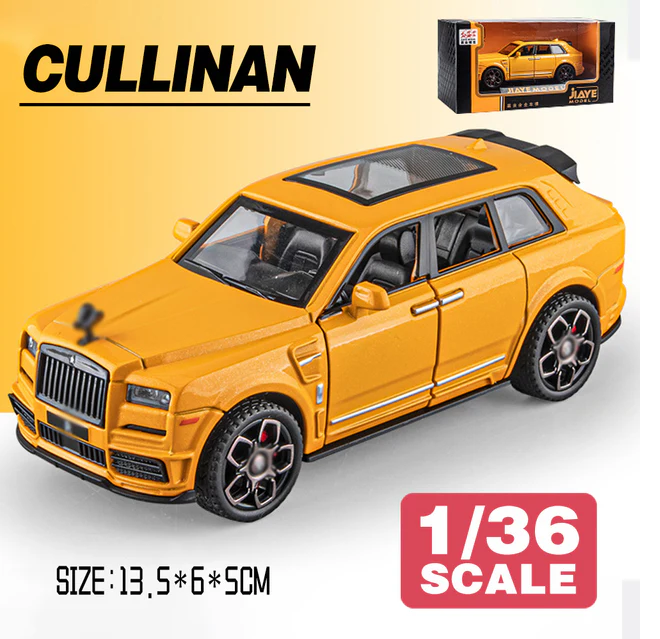 Scale1:36 Rolls Royce Cullinan Alloy Diecast Model Car Simulation Gifts For Childrens
