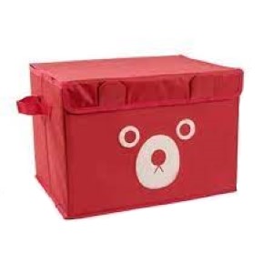 Panda Storage Bin for Toys Storage Box Organiser with Lid for Kids Playroom, Baby Clothing, Children Books, Stuffed Animal