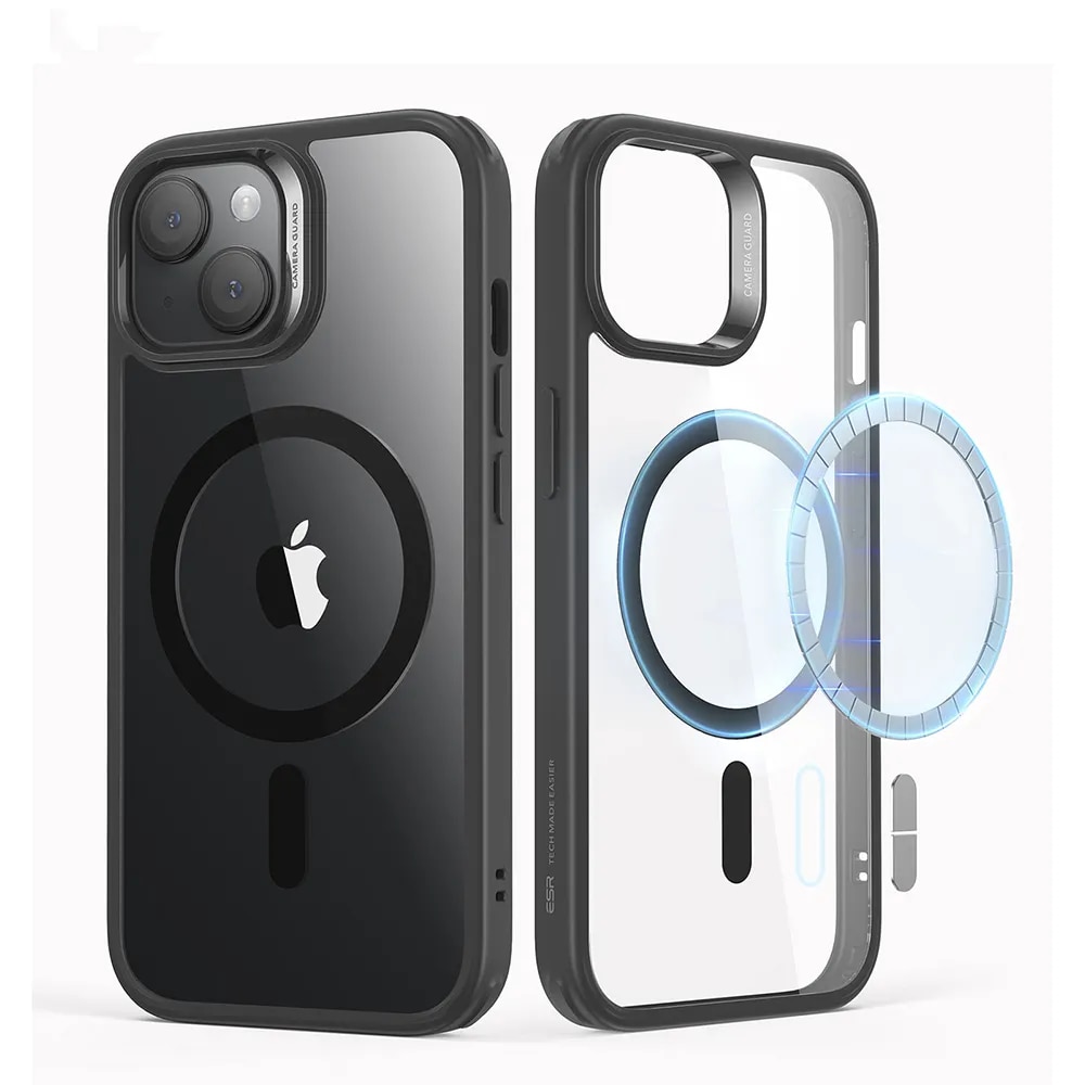 ESR iPhone 15 Pro Max Classic Hybrid Case (HaloLock) with military-grade protection and full MagSafe compatibililty 43 b19c719eb78af7caa5498231c6f5ee35