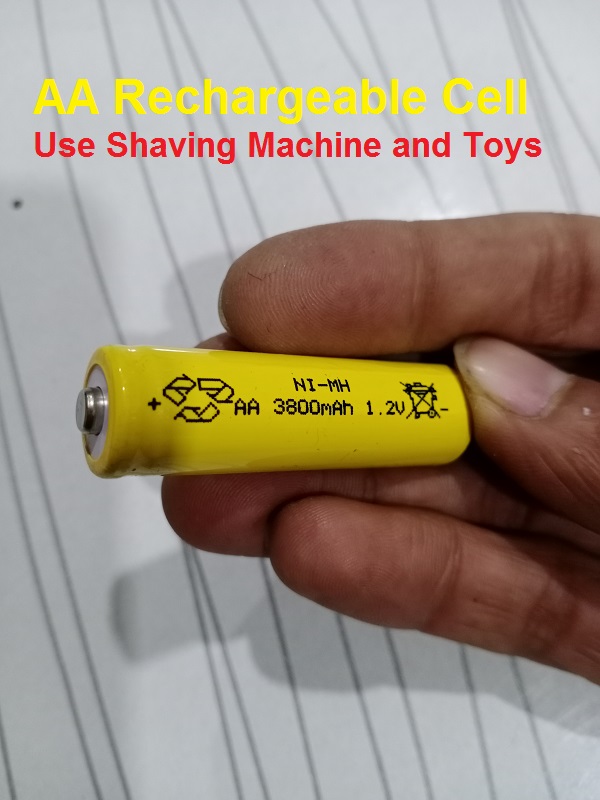 AA Rechargeable battery cell for hair trimmer,shaving machine,3800mah ...
