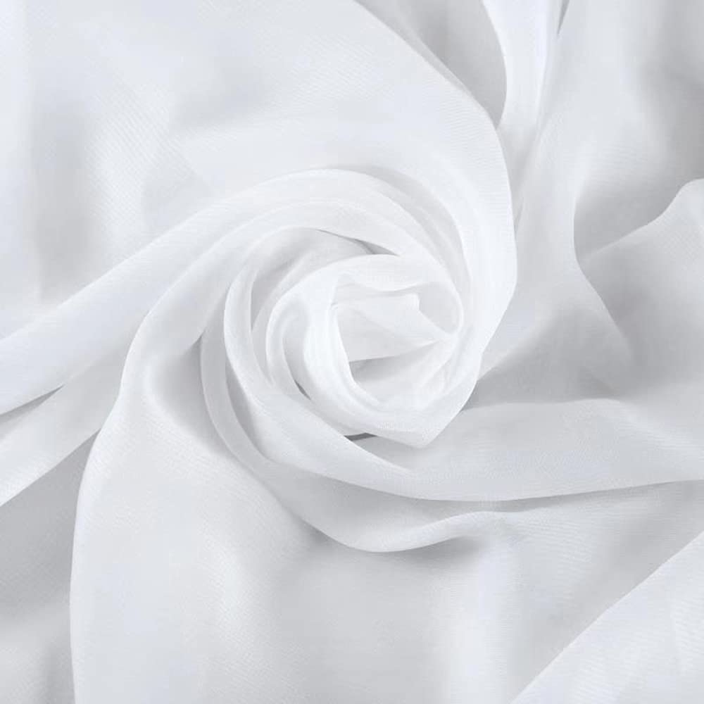 Royal Soft Crinkle Chiffon Plain Unstiched Fabric | DIY, Sewing, Wedding, Bridal, Dress, Dance, Costume, Crafts AF-163