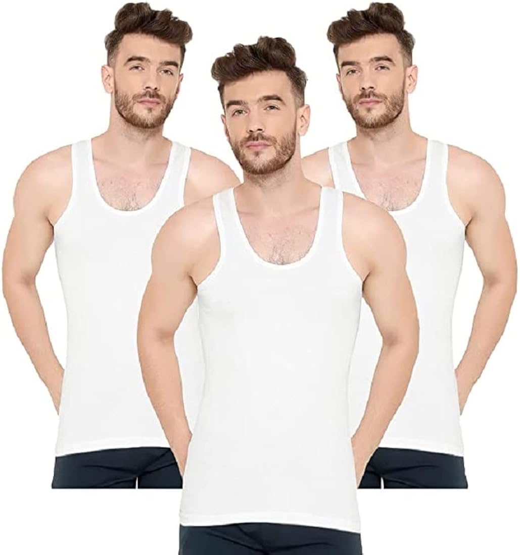 white mens vest or banyan