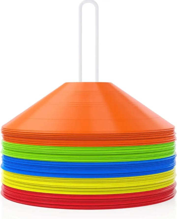 12 Pcs Football Training Cones - Football/Sports/Hockey/Road Marker, Safety and Goal Keeper shin Space Marking in the Ground