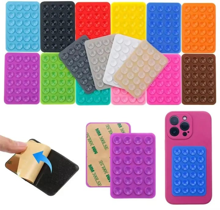 Silicone Suction Pad Phone Holder Self-Adhesive Rubber Mat 8x5.5cm price in Pakistan