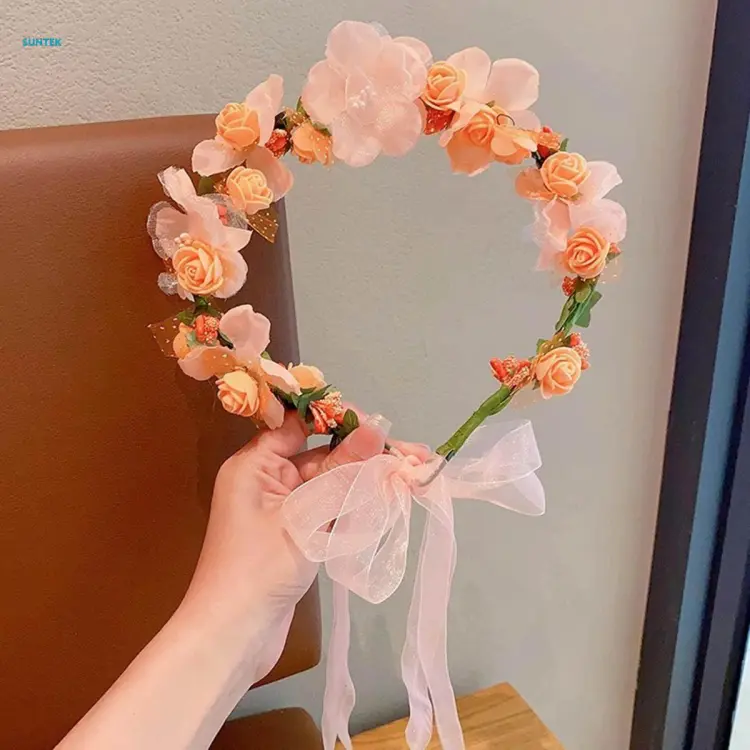 Floral wreath store headband